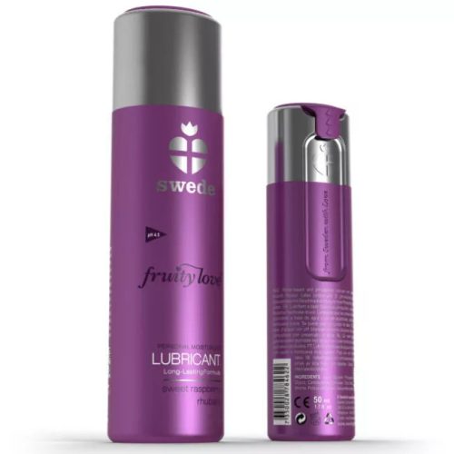 Lubrifiant fruity love framboise rhubarba 50 ml – cosmétique intime de qualité