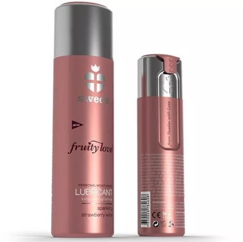 Lubrifiant fruity love fraise pétillante 100 ml – cosmétique intime de qualité