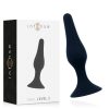 Plug anal intense 2 11,5 cm noir – cosmétique intime de qualité