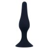Plug anal intense 2 11,5 cm noir – cosmétique intime de qualité