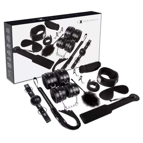 Kit fétichisme bdsm série noire – cosmétique intime de qualité