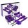 Kit fétichisme bdsm série violet – cosmétique intime de qualité