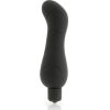 Vibrateur point g en silicone noir – cosmétique intime de qualité