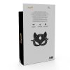 Masque en cuir vegan avec oreilles de chat – cosmétique intime de qualité