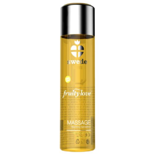 Fruit love huile de massage chauffante au miel de fruits tropicaux 120 ml. – cosmétique intime de qualité