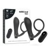 ADDICTED TOYS – anneau pénien noir rechargeable avec télécommande