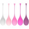 Ensemble 5 pièces avec boules de kegel – cosmétique intime de qualité
