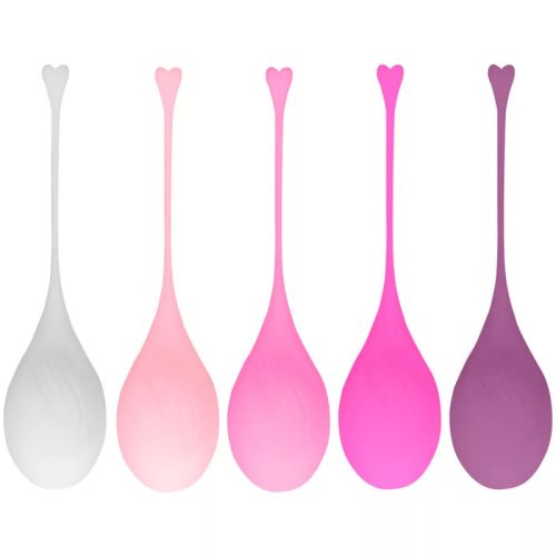 Ensemble 5 pièces avec boules de kegel – cosmétique intime de qualité