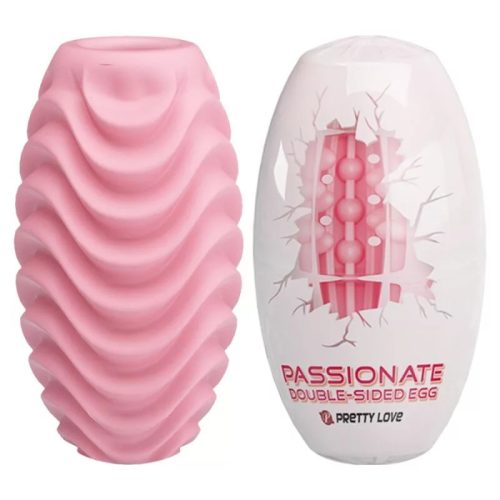 Œuf de masturbation double face rose – cosmétique intime de qualité