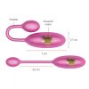 Oeuf vibrant denver rose 7 x 2,7 cm application gratuite – cosmétique intime de qualité