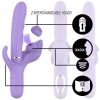 Billie vibrateur rechargeable multifonctions aspiration et pulsation violet – cosmétique intime de qualité
