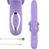 Billie vibrateur rechargeable multifonctions aspiration et pulsation violet – cosmétique intime de qualité