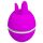 Vibrateur ronde en silicone gemini ball violet – cosmétique intime de qualité