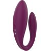 Vibrateur chat pour couples avec télécommande violette – cosmétique intime de qualité