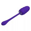 Oeuf vibrant avec texture marine rechargeable violet – cosmétique intime de qualité