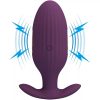 Plug anal contrôlé par application jefferson violet – cosmétique intime de qualité