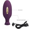 Plug anal contrôlé par application jefferson violet – cosmétique intime de qualité