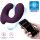 Vibrateur vibrant billy avec télécommande violet – cosmétique intime de qualité