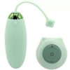 Kitty fun egg vibrateur télécommande 10 vibrations vert – cosmétique intime de qualité