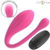 Vibrateur janice double stimulation 10 vibrations avec télécommande rose – cosmétique intime de qualité