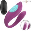 Vibrateur et stimulateur en u annie avec télécommande violette – cosmétique intime de qualité
