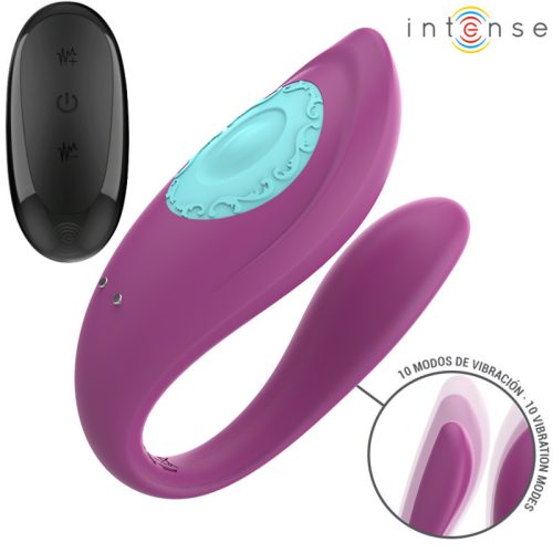 Vibrateur et stimulateur en u annie avec télécommande violette – cosmétique intime de qualité