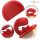 Vibrateur et stimulateur mariah en u 10 vibrations rouge – cosmétique intime de qualité
