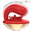 Vibrateur et stimulateur mariah en u 10 vibrations rouge – cosmétique intime de qualité
