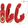 Nathy double vibrateur stimulateur multifonctionnel avec bouche rouge – cosmétique intime de qualité
