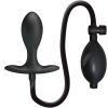 Plug anal gonflable noir – cosmétique intime de qualité