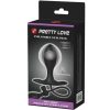 Plug anal gonflable noir – cosmétique intime de qualité