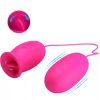 PRETTY LOVE – Daisy œuf vibrant avec langue stimulante pour le clitoris