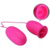 PRETTY LOVE – Daisy œuf vibrant avec langue stimulante pour le clitoris