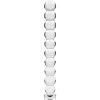 Modèle 22 gode en verre borosilicate 21,5 x 2,5 cm transparent – cosmétique intime de qualité