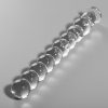 Modèle 22 gode en verre borosilicate 21,5 x 2,5 cm transparent – cosmétique intime de qualité