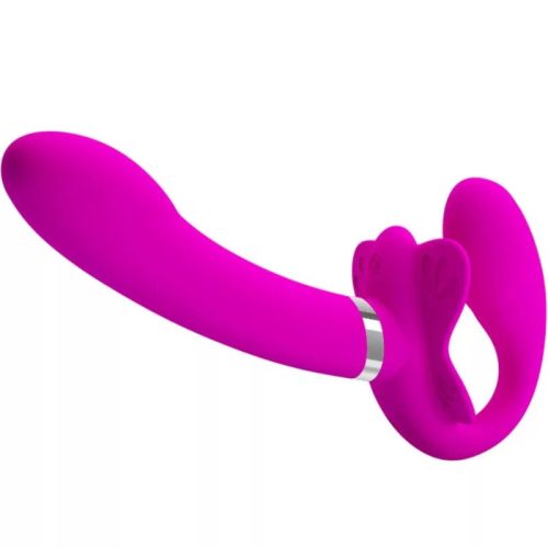 Pretty Love Valerie – double strap-on vibromasseur avec 12 modes de vibration