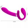 Pretty Love Valerie – double strap-on vibromasseur avec 12 modes de vibration